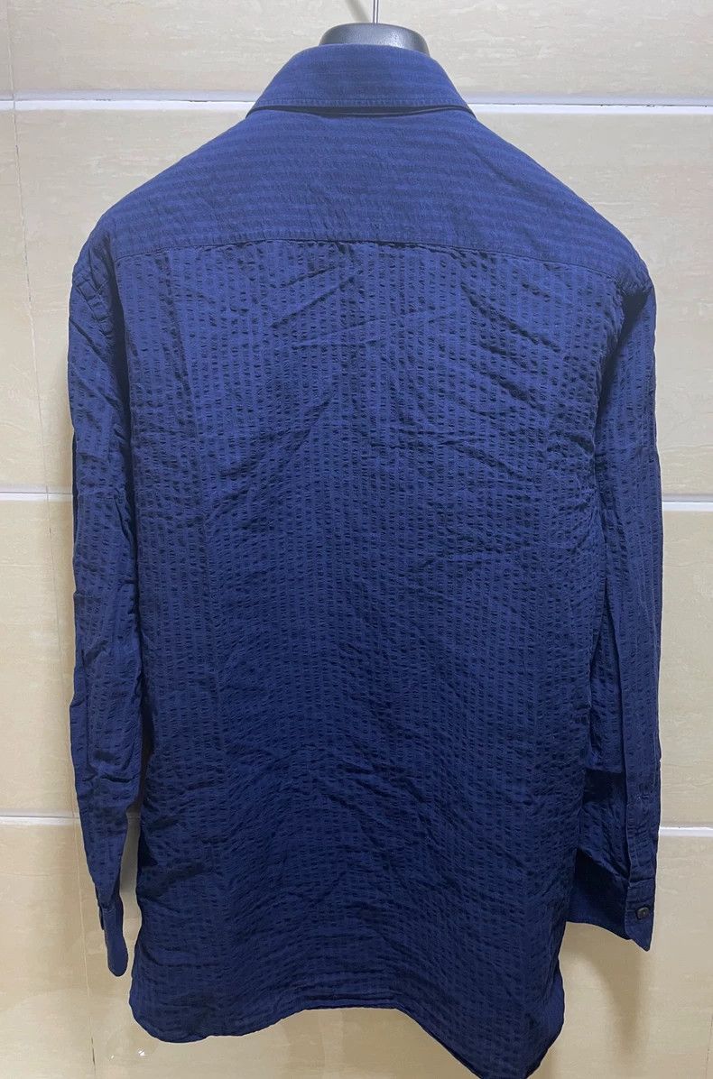 Ermenegildo Zegna Ermenegildo Zegna Long Sleeve Linen Shirt Size US M / EU 48-50 / 2 - 2 Thumbnail