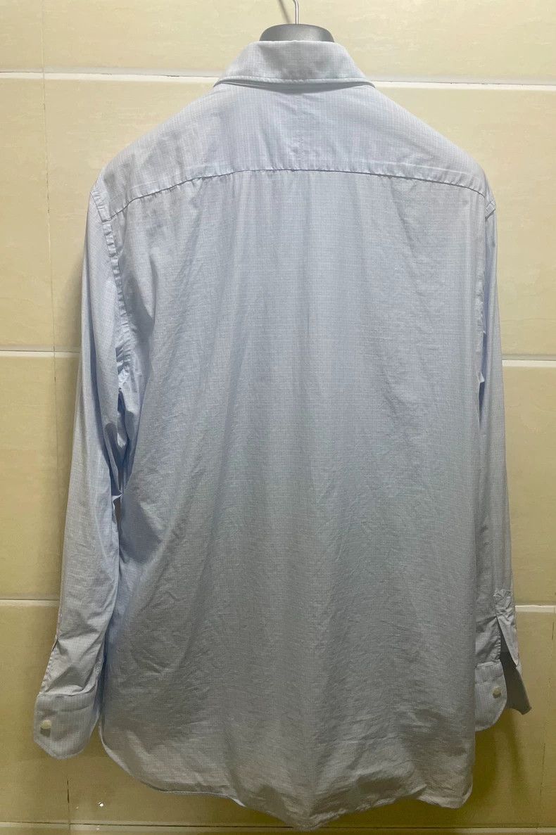 Ermenegildo Zegna Ermenegildo Zegna Long Sleeve Shirt 100 Fili Size US M / EU 48-50 / 2 - 2 Thumbnail