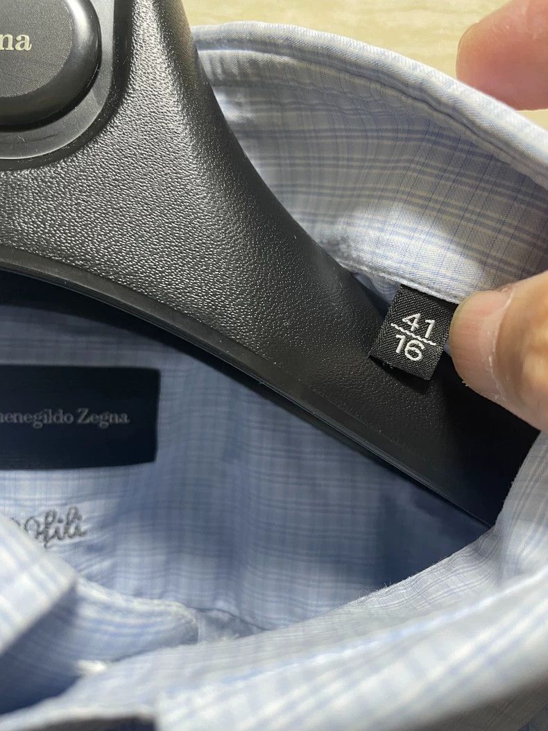 Ermenegildo Zegna Ermenegildo Zegna Long Sleeve Shirt 100 Fili Size US M / EU 48-50 / 2 - 4 Thumbnail