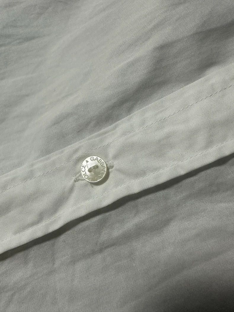 Dolce & Gabbana Men's White Long Sleeve Shirt Size 37 Size US M / EU 48-50 / 2 - 4 Thumbnail