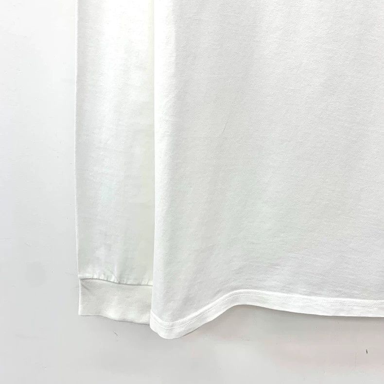 Burberry Burberry White Logo Long Sleeve T-Shirt Size US S / EU 44-46 / 1 - 4 Thumbnail
