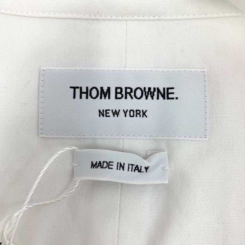 Thom Browne Thom Browne Classic White Long Sleeve Shirt Size US S / EU 44-46 / 1 - 6 Thumbnail