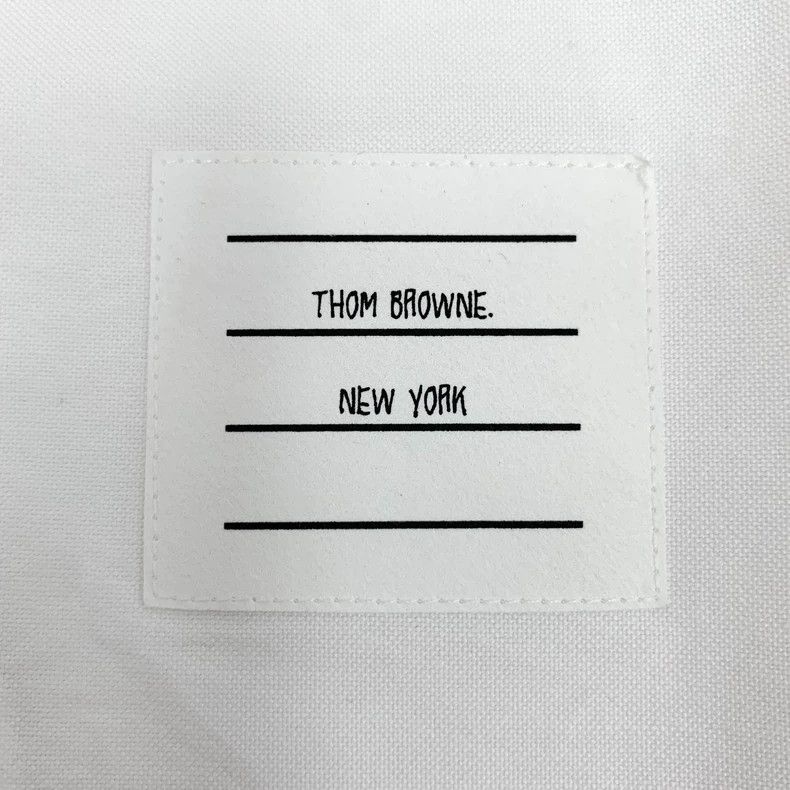 Thom Browne Thom Browne Classic White Long Sleeve Shirt Size US S / EU 44-46 / 1 - 5 Thumbnail