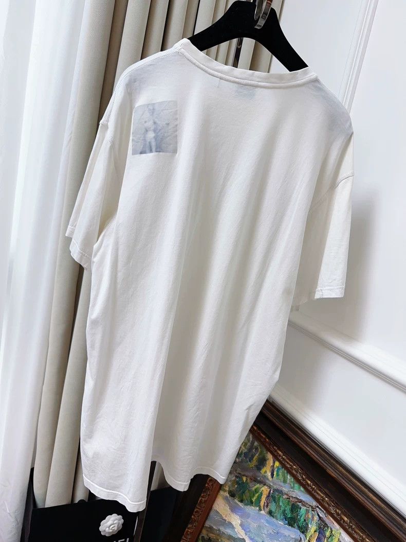 Burberry Burberry White Deer Pattern Short Sleeve T-shirt Size US M / EU 48-50 / 2 - 2 Thumbnail