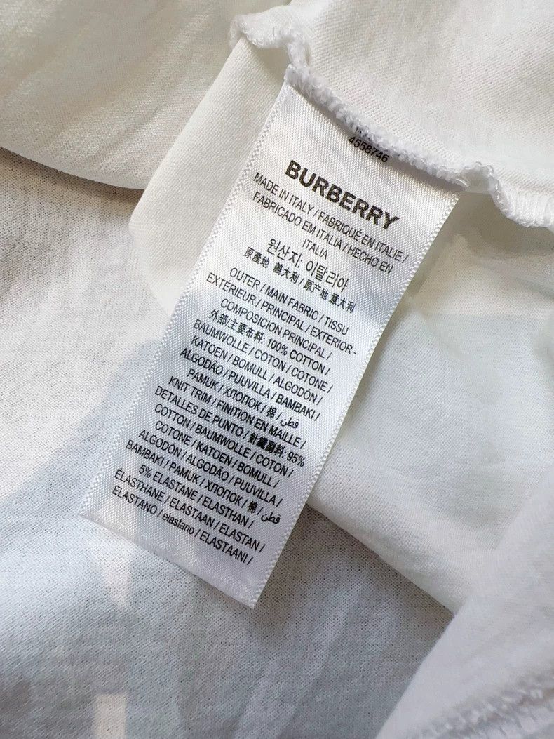 Burberry Burberry White Deer Pattern Short Sleeve T-shirt Size US M / EU 48-50 / 2 - 5 Thumbnail