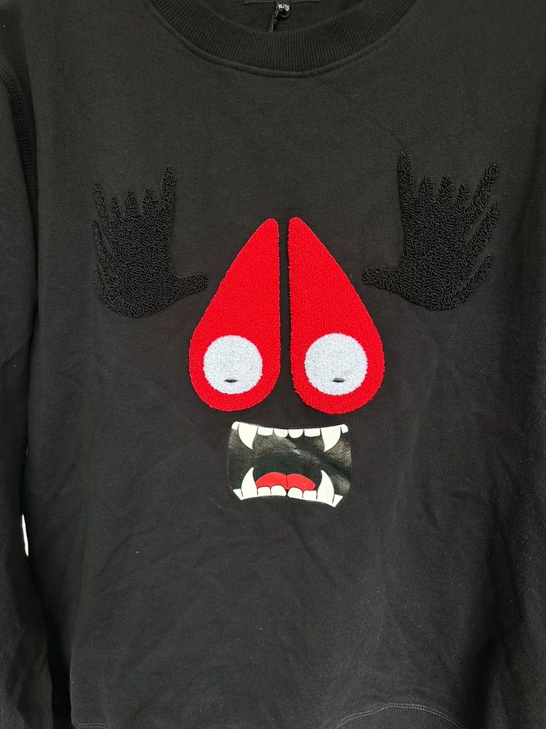 Moose Knuckles Moose Knuckles Classic Black Logo Sweatshirt Size US XL / EU 56 / 4 - 2 Thumbnail