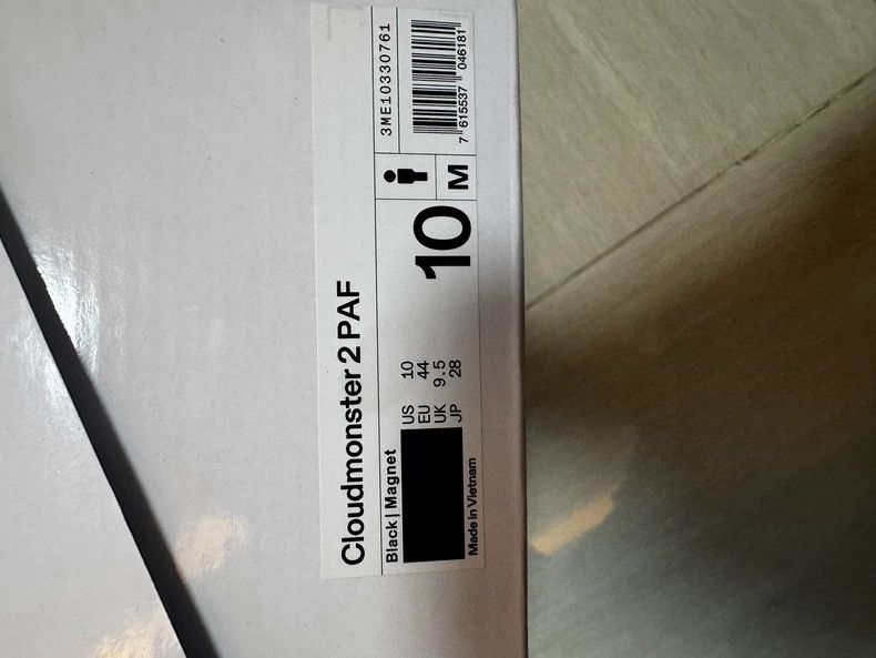 POST ARCHIVE FACTION (PAF) On Cloudmonster 2 Outdoor Casual Sneakers Size US 10.5 / EU 43-44 - 8 Thumbnail