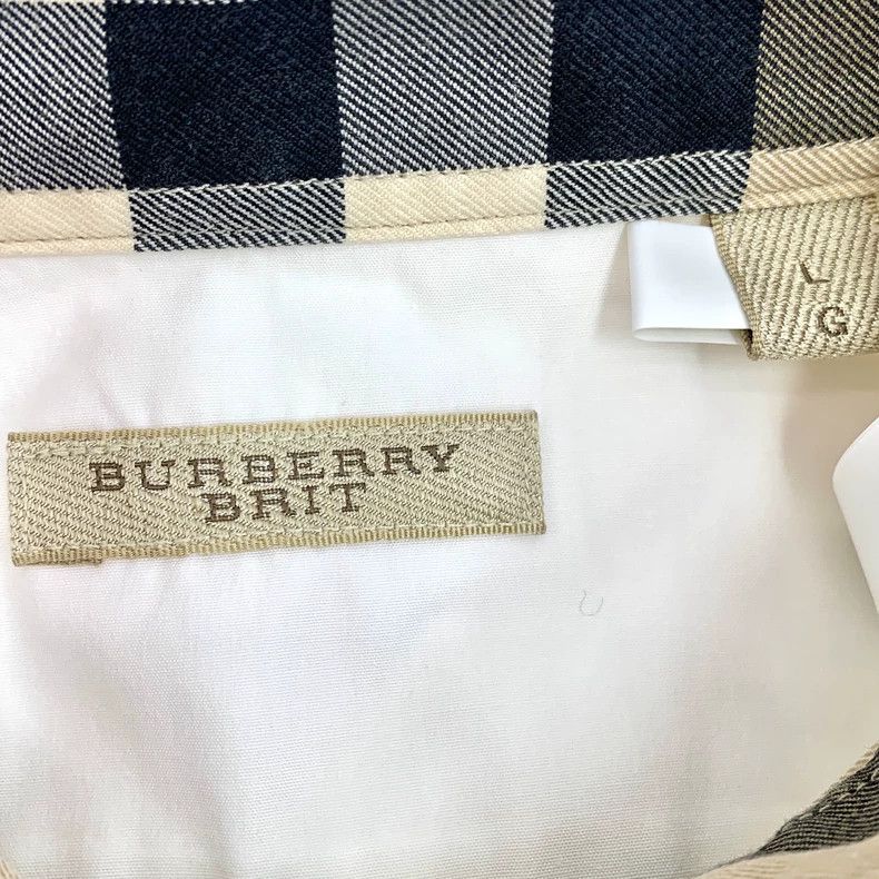 Burberry Burberry White Cotton Long Sleeve Button-Up Shirt Size US L / EU 52-54 / 3 - 5 Thumbnail
