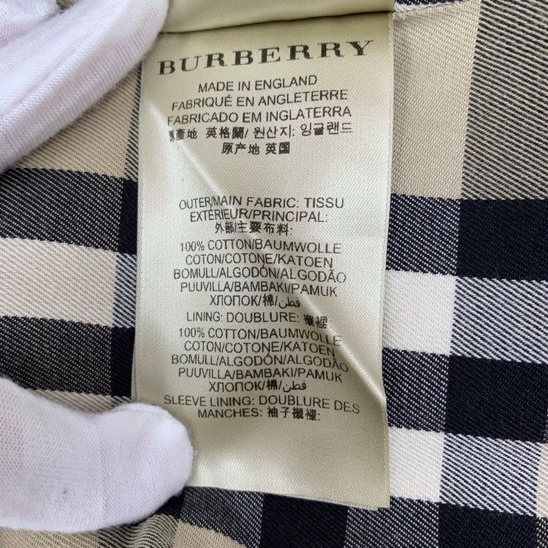 Burberry Burberry Brown Cotton Double Breasted Coat Size US XL / EU 56 / 4 - 7 Thumbnail