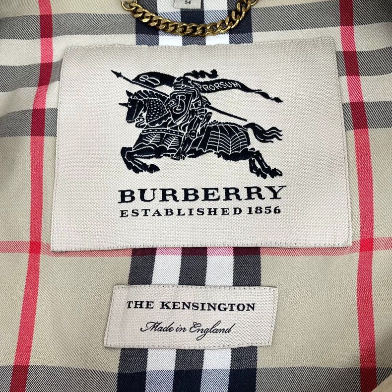 Burberry Burberry Brown Cotton Double Breasted Coat Size US XL / EU 56 / 4 - 5 Thumbnail