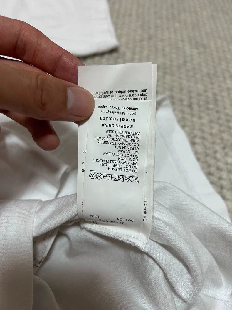 Sacai Sacai Back to Back Graphic T-Shirt Size US M / EU 48-50 / 2 - 5 Thumbnail