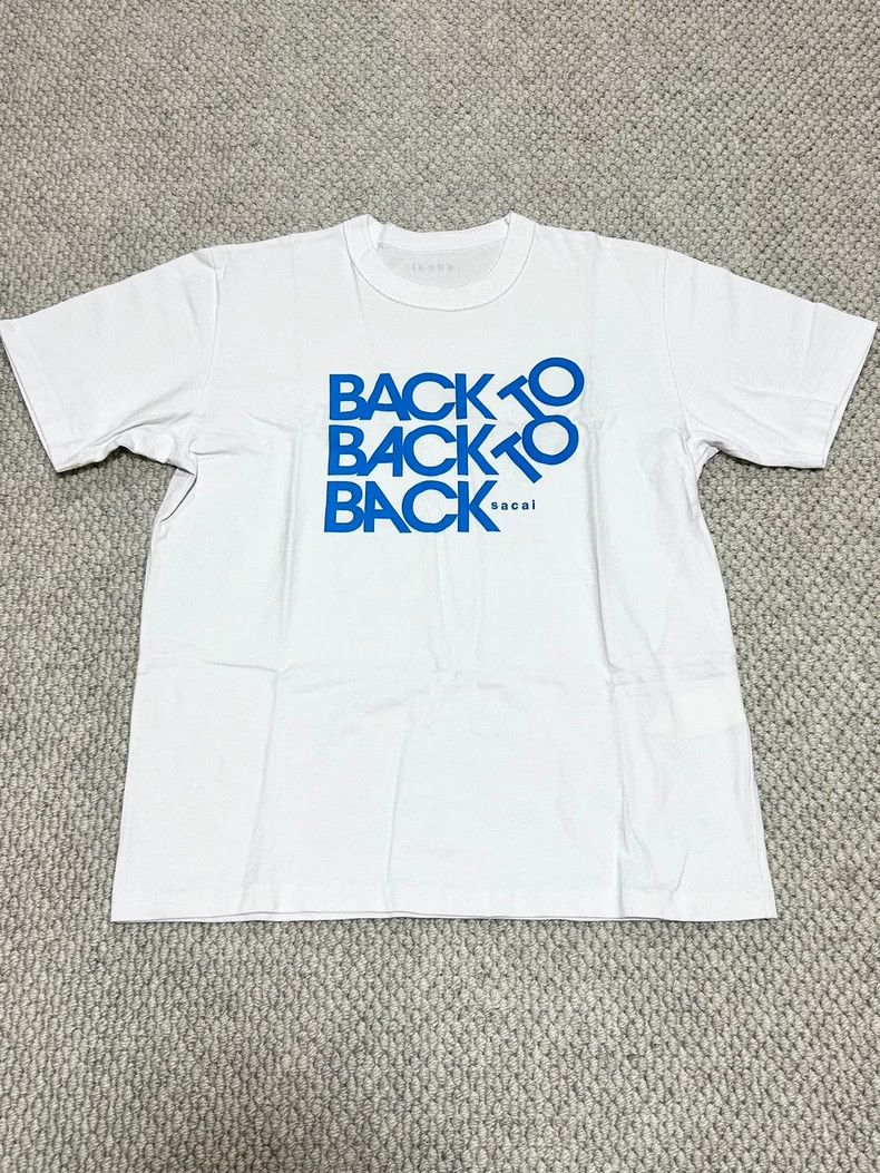 Sacai Sacai Back to Back Graphic T-Shirt | Grailed