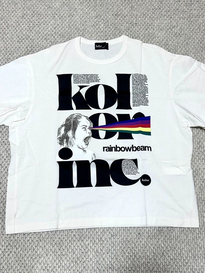 Kolor Kolor Rainbow Graphic Short Sleeve T-shirt Size US L / EU 52-54 / 3 - 2 Thumbnail