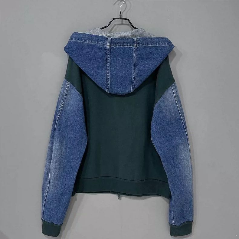 Louis Vuitton Louis Vuitton Denim Hoodie with Logo Size US XXL / EU 58 / 5 - 3 Thumbnail