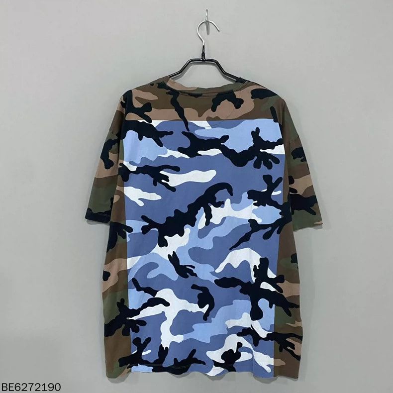 Valentino Camo Print Short Sleeve Tee by Valentino Size US XXL / EU 58 / 5 - 3 Thumbnail