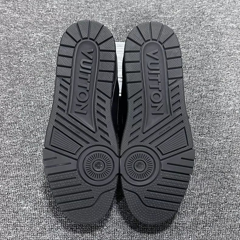 Louis Vuitton Louis Vuitton Black Trainer Shoes Size US 7 / EU 40 - 6 Thumbnail