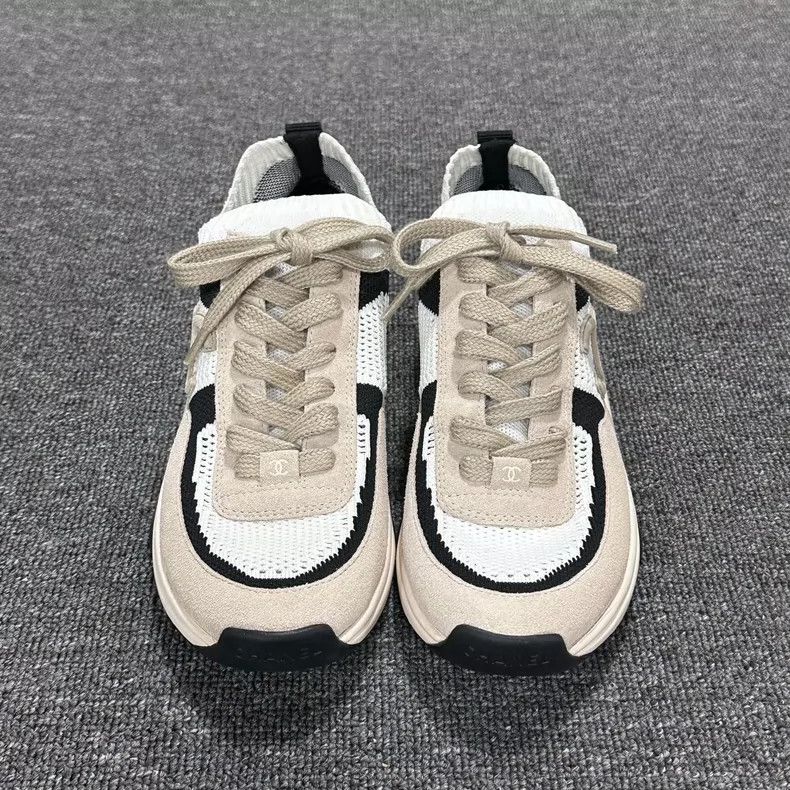 Chanel Chanel Double C Sport Sneakers in Beige Size US 8.5 / EU 41-42 - 2 Thumbnail