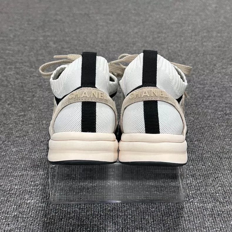 Chanel Chanel Double C Sport Sneakers in Beige Size US 8.5 / EU 41-42 - 6 Thumbnail