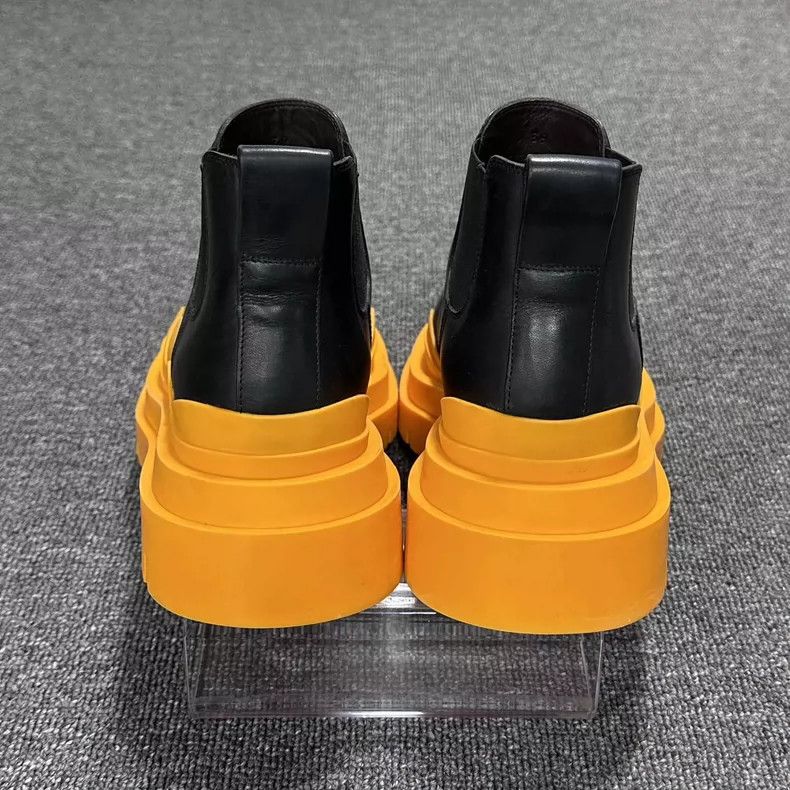 Rick Owens Chunky Black and Yellow Boots Size US 8 / EU 41 - 5 Thumbnail