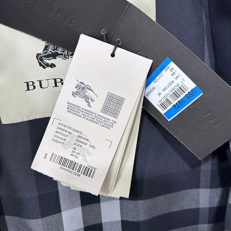 Burberry Burberry Black Long Raincoat with Tags Size US L / EU 52-54 / 3 - 5 Thumbnail