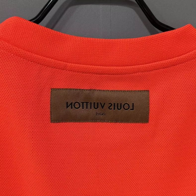 Louis Vuitton Orange Floral Logo Short Sleeve T-Shirt Size US S / EU 44-46 / 1 - 6 Thumbnail