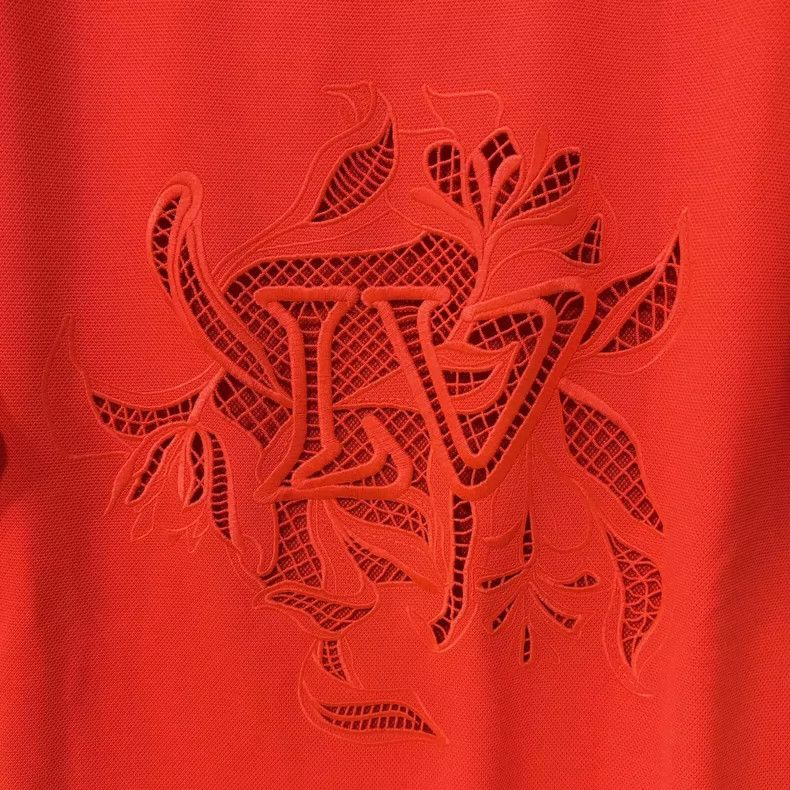 Louis Vuitton Orange Floral Logo Short Sleeve T-Shirt Size US S / EU 44-46 / 1 - 5 Thumbnail