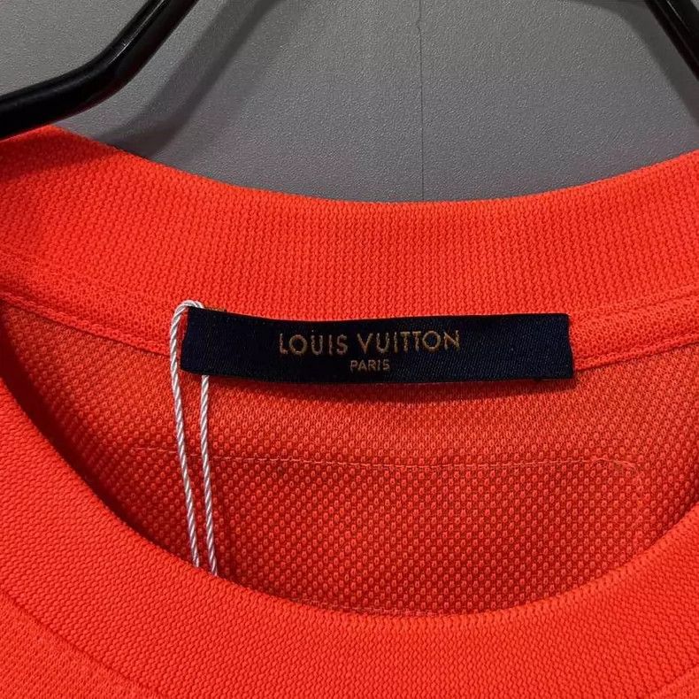 Louis Vuitton Orange Floral Logo Short Sleeve T-Shirt Size US S / EU 44-46 / 1 - 4 Thumbnail