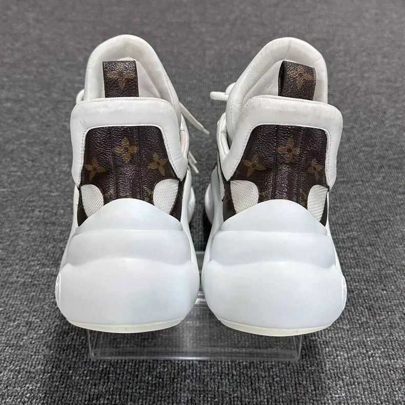 Louis Vuitton Louis Vuitton Dad Sneakers in White and Brown Size US 10 / EU 43 - 5 Thumbnail