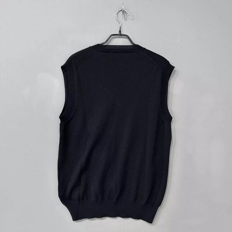 Prada Black Wool Knit Vest by Prada Size US L / EU 52-54 / 3 - 3 Thumbnail