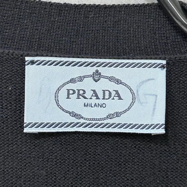Prada Black Wool Knit Cardigan by Prada Size US S / EU 44-46 / 1 - 6 Thumbnail