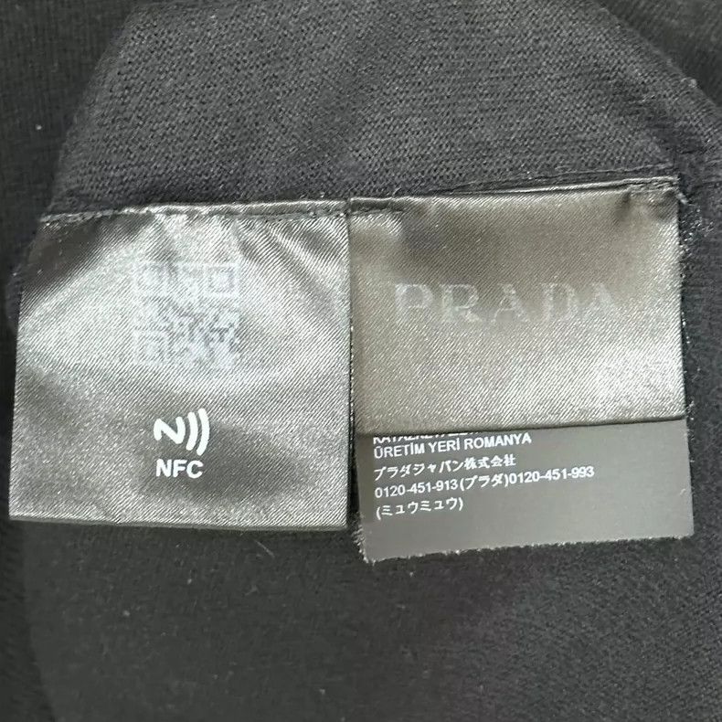 Prada Black Knit Sweater by PRADA Size US L / EU 52-54 / 3 - 4 Thumbnail