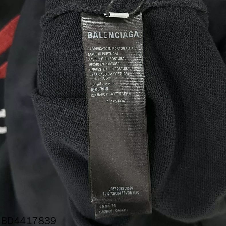 Balenciaga Balenciaga Embroidered Logo Hoodie Sweatshirt Size US L / EU 52-54 / 3 - 6 Thumbnail