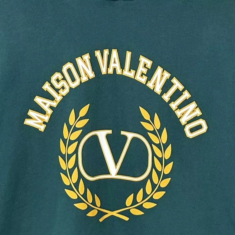 Valentino Valentino Green Logo Hoodie Size US L / EU 52-54 / 3 - 5 Thumbnail