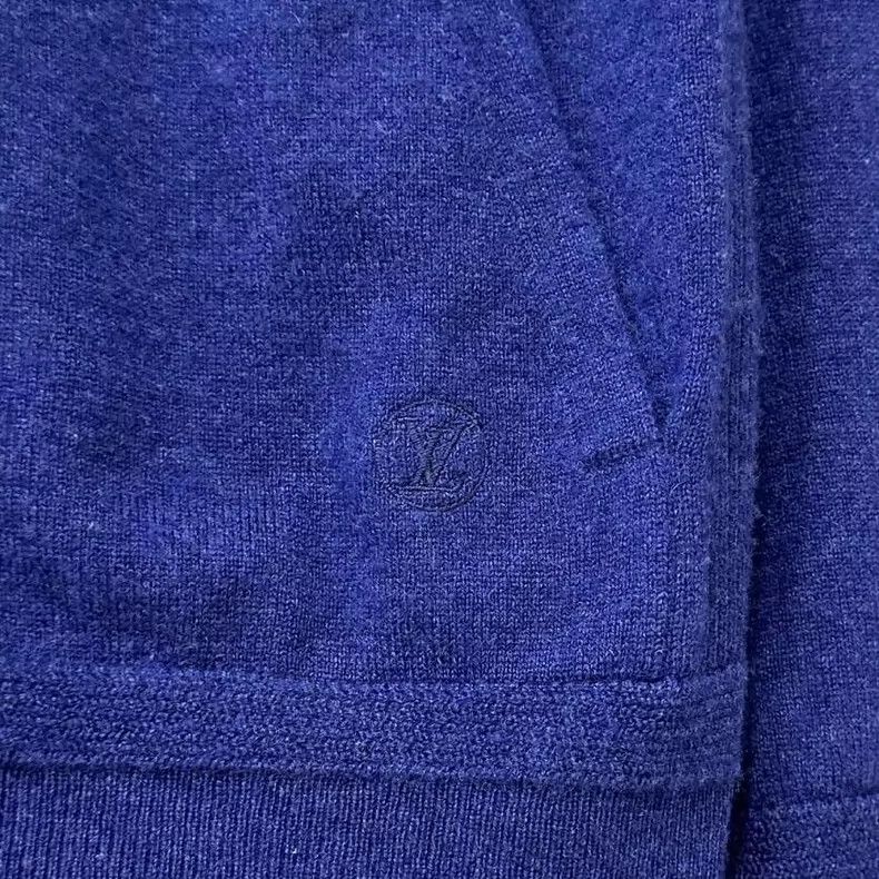 Louis Vuitton Embroidered Logo Cashmere Zip Jacket Size US S / EU 44-46 / 1 - 6 Thumbnail