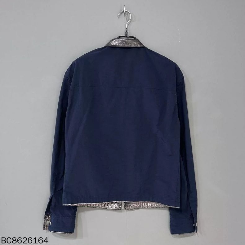 Hermes New Dark Blue Hermes Jacket Size US L / EU 52-54 / 3 - 3 Thumbnail