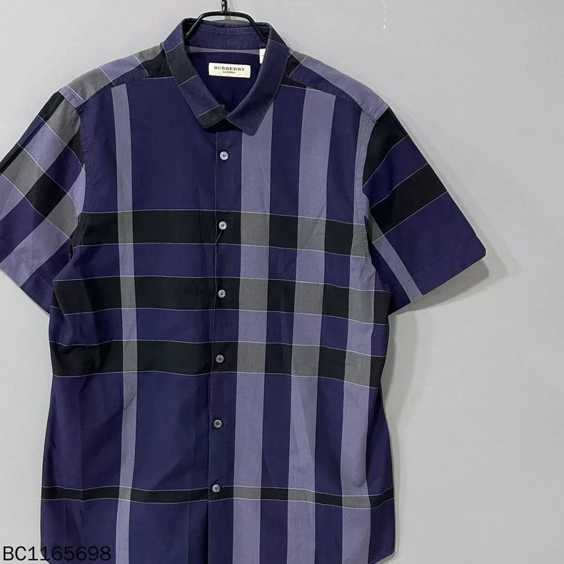 Burberry Burberry Short Sleeve Checkered Shirt Size US XL / EU 56 / 4 - 2 Thumbnail