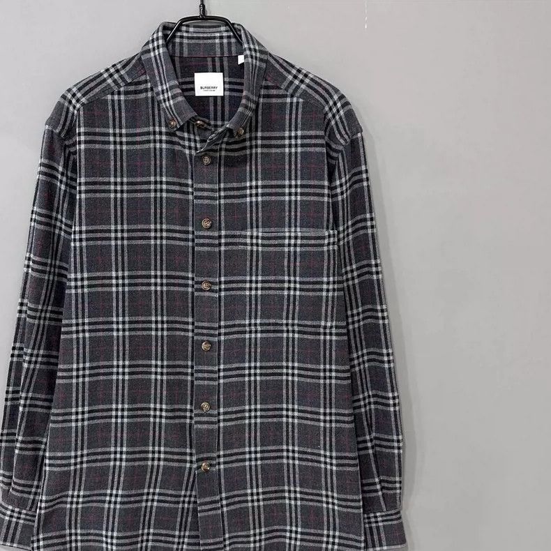 Burberry Classic Black Plaid Shirt by Burberry Size US L / EU 52-54 / 3 - 2 Thumbnail
