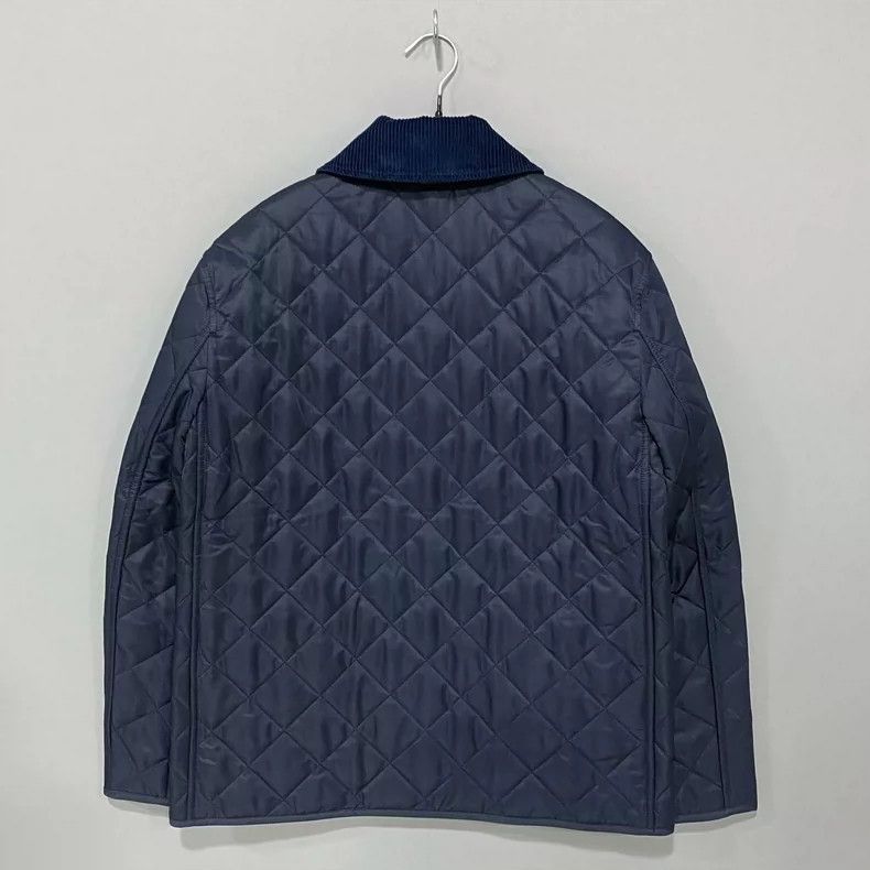 Burberry Navy Blue Quilted Cotton Jacket by Burberry Size US S / EU 44-46 / 1 - 3 Thumbnail