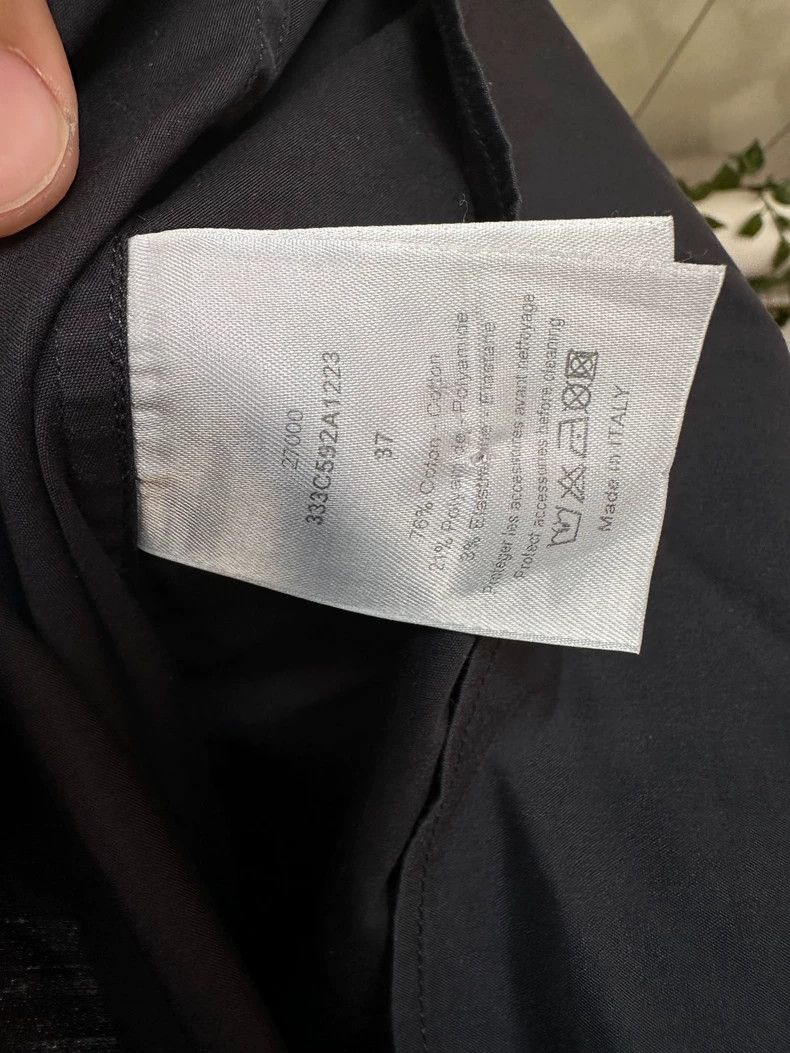 Dior Dior Black Waist-Cinched Shirt with 3D Cut Size US M / EU 48-50 / 2 - 4 Thumbnail