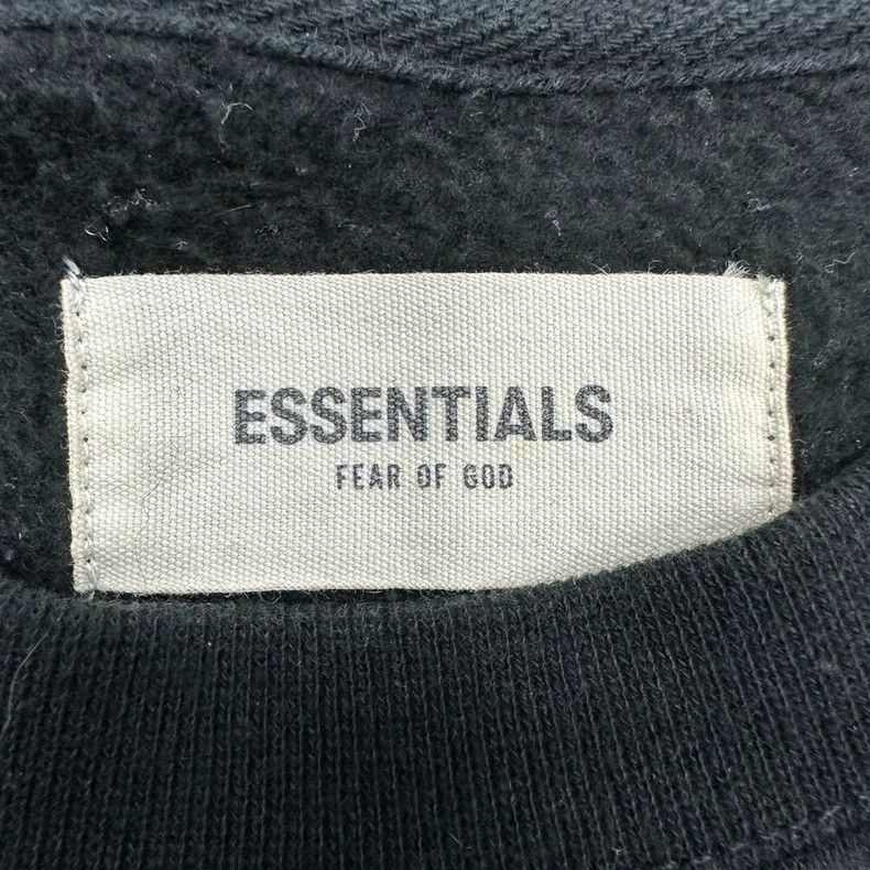 Fear of God Fear of God Essentials Black Crew Sweatshirt Size US S / EU 44-46 / 1 - 3 Thumbnail