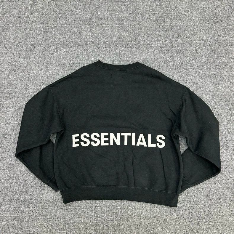 Fear of God Fear of God Essentials Black Crew Sweatshirt Size US S / EU 44-46 / 1 - 2 Thumbnail