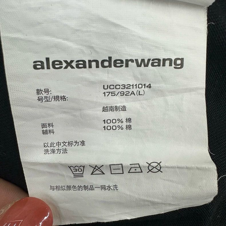 Alexander Wang Loose Fit Black Pocket T-Shirt for Men Size US L / EU 52-54 / 3 - 5 Thumbnail