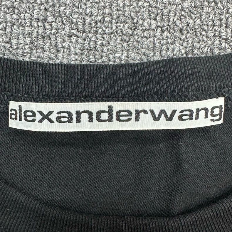 Alexander Wang Loose Fit Black Pocket T-Shirt for Men Size US L / EU 52-54 / 3 - 3 Thumbnail