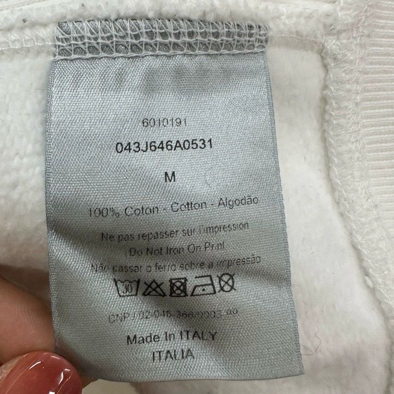 Dior DIOR White Oversized Hoodie for Men Size US M / EU 48-50 / 2 - 4 Thumbnail