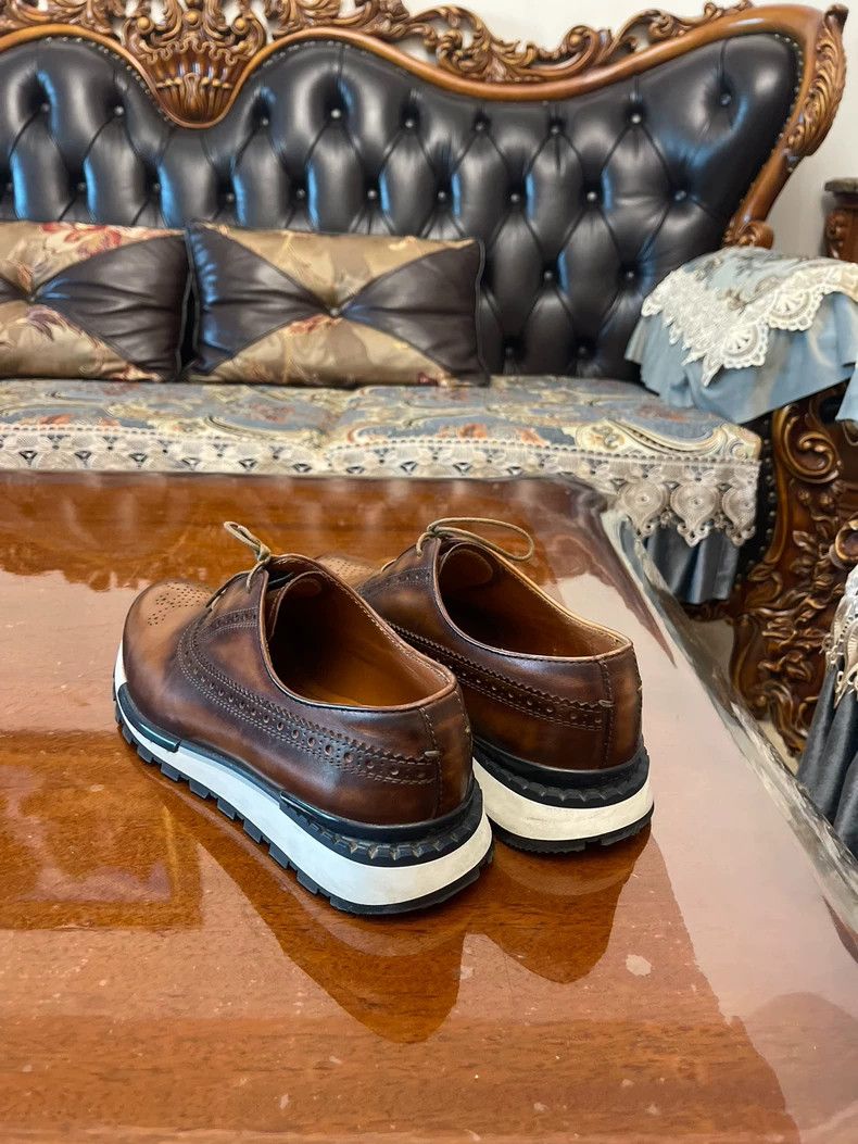 Berluti High-End Men's Leather Dress Shoes Size US 7.5 / EU 40-41 - 5 Thumbnail