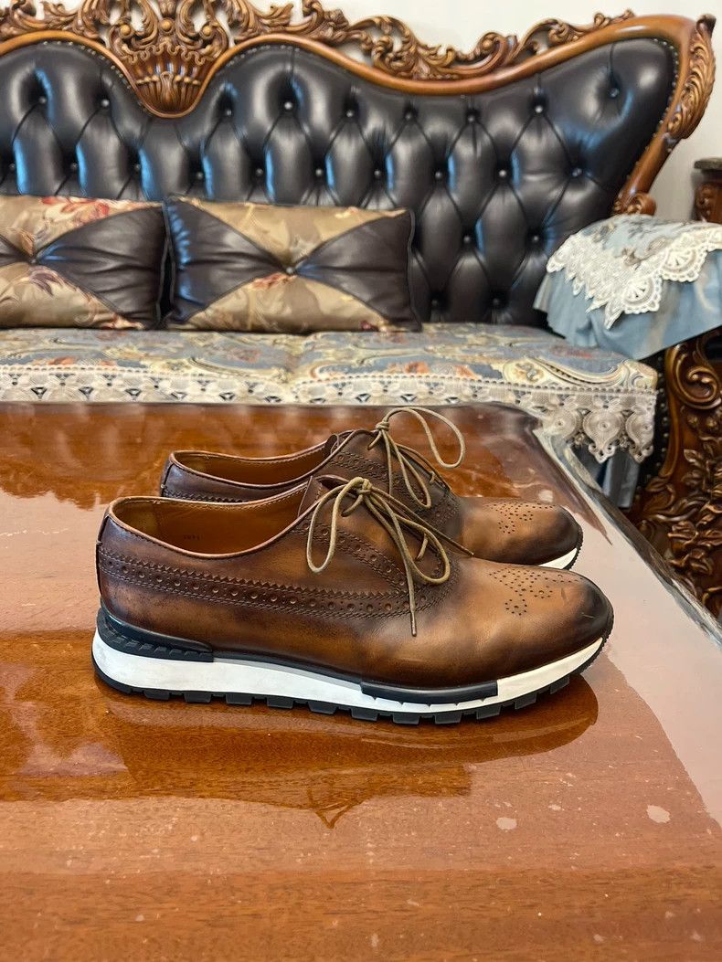 Berluti High-End Men's Leather Dress Shoes Size US 7.5 / EU 40-41 - 2 Thumbnail