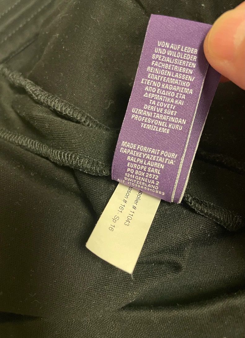 Ralph Lauren Purple Label Ralph Lauren Black Sports Casual Pants Size US 34 / EU 50 - 9 Thumbnail