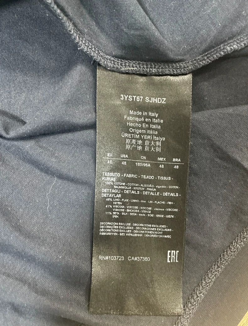 Emporio Armani GIORGIO ARMANI Short Sleeve T-Shirt Size US M / EU 48-50 / 2 - 5 Thumbnail