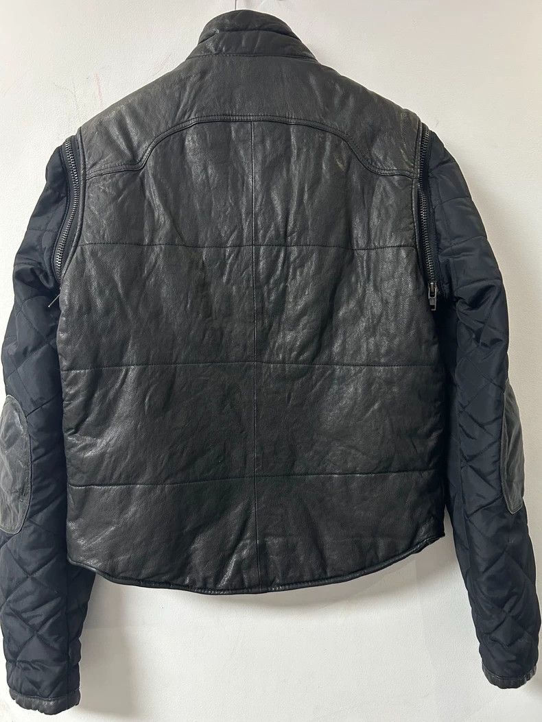 Diesel DIESEL Leather Jacket with Detachable Sleeves Size US M / EU 48-50 / 2 - 2 Thumbnail