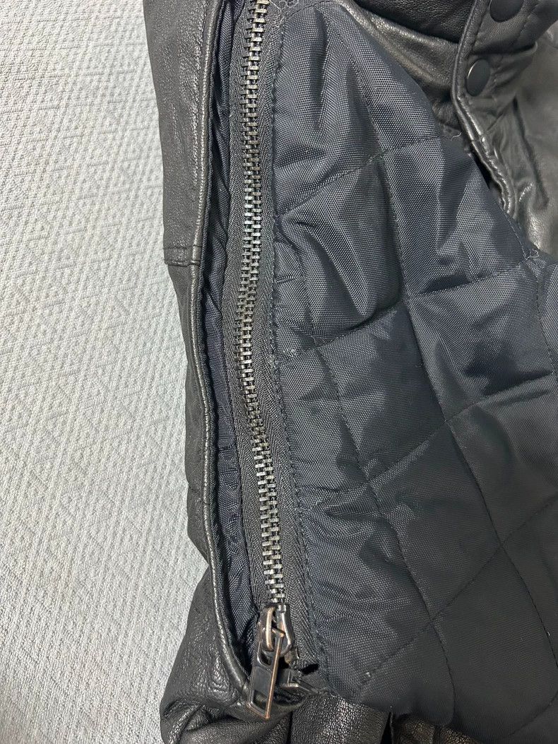 Diesel DIESEL Leather Jacket with Detachable Sleeves Size US M / EU 48-50 / 2 - 6 Thumbnail